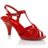Pleaser T-Strap Sandal Shoe With 3-inch Heel 5-colors -C/O