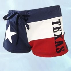 Calhoun Texas Flag Booty Shorts