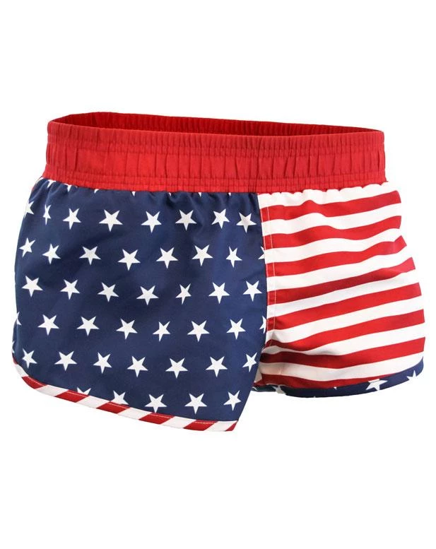 Calhoun USA American Flag Booty Shorts
