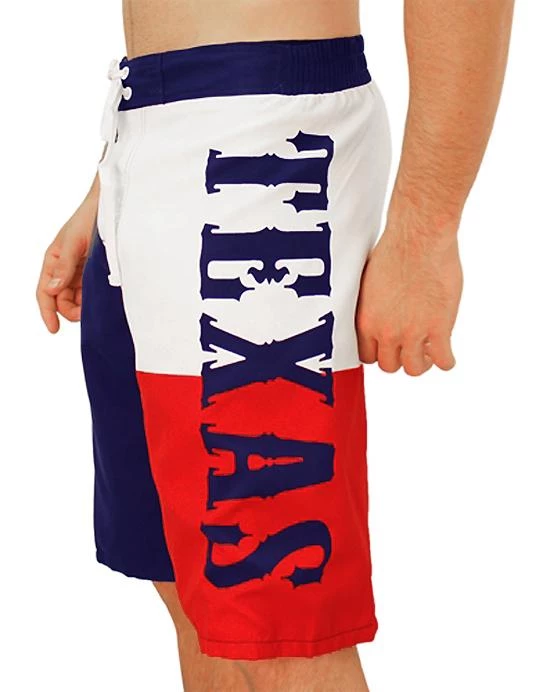 Calhoun Texas Flag Boardshorts Swim Trunks