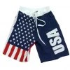 Calhoun USA American Flag Boardshorts Men's Swimsuit Swimwear