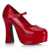 Pleaser Mary Jane Platform Shoes With 5-inch Chunky Heels 4-colors