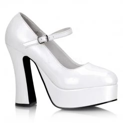Pleaser Mary Jane Platform Shoes With 5-inch Chunky Heels 4-colors