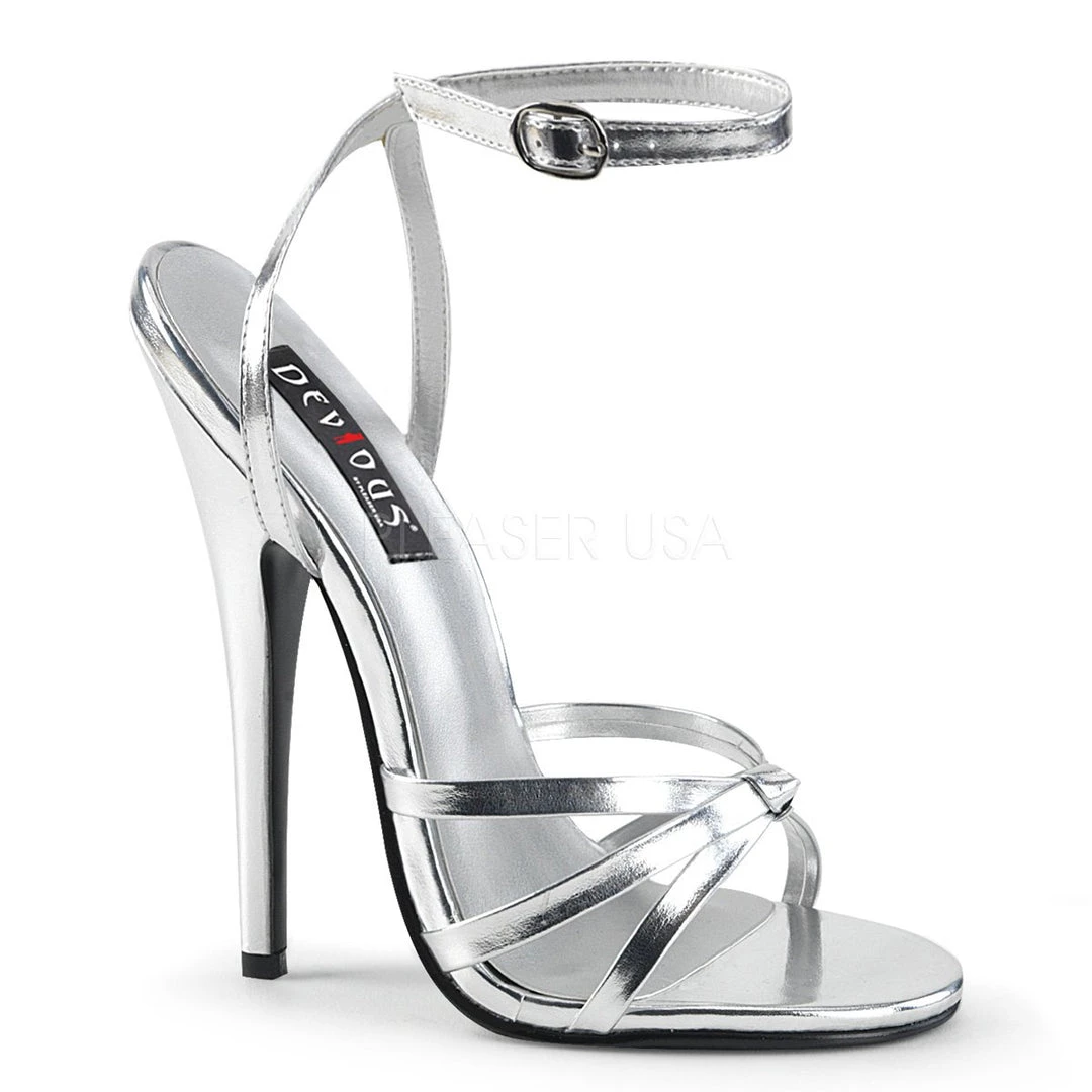 Pleaser Wrap Around Strap Sandal With 6-inch Spike Heel 8-colors