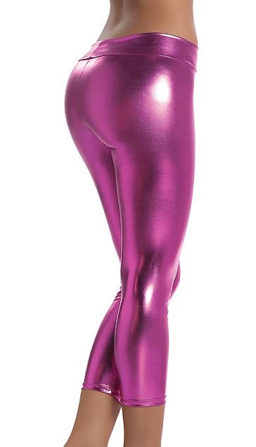 Espiral LegWear Stretch Metallic Foil Leggings 6-colors