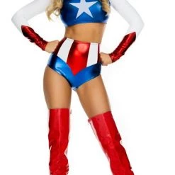 ForPlay FP-554701 Pretty Patriot Superhero Costume