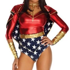 ForPlay Costumes Reversible American Superhero Cape
