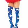 Leg Avenue Blue Superstar Opaque Tights LegWear