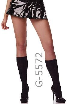 Leg Avenue Costumes Knee High Opaque Black Or White Stockings