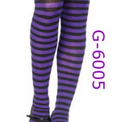 Leg Avenue Horizontal Striped Stockings 13-colors LegWear