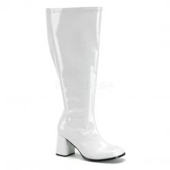 Pleaser Knee High Plus Size Gogo Boots 3-inch Heel
