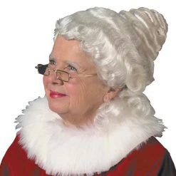 Halco Headwear Deluxe Mrs. Claus Wig