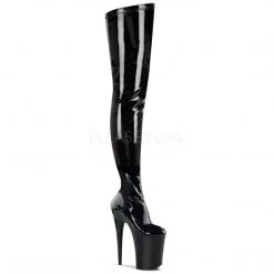 Pleaser Thigh High Platform Crotch High Boots With 9-inch Spike Heels PS-INFINITY-4000