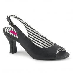 Pleaser Slingback Peep Toe Pump With 3-inch Heel 4-colors PS-JENNA-02