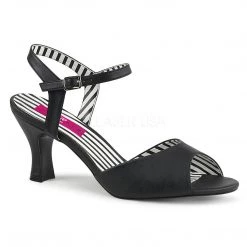 Pleaser Ankle Strap Peep Toe Sandal Shoe With 3-inch Heel 4-colors PS-JENNA-09