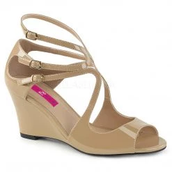 Pleaser High Heel Sandals Strappy Wedge Sandal Shoes With Cutout Detail And 3-inch Heel 4-colors