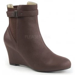Pleaser Size 9 Ankle Boot With 3-inch Wedge Heel 3-colors PS-KIMBERLY-102