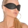 Elegant Moments Leather Figure-8 Blindfold