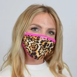 Minor Creations Animal Print Leopard Face Mask M226