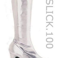 Pleaser Knee High GoGo Boots With 4-inch Chunky Heel