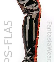 Pleaser Lace-up Thigh High Boots 5-inch Heels PS-FLAMINGO