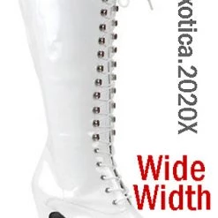Pleaser Wide Width Lace-Up GoGo Boots PS-Exotica-2020X