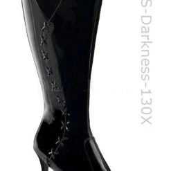 Pleaser Plus Size Costume Knee Boots With 4-inch Heels Knee High