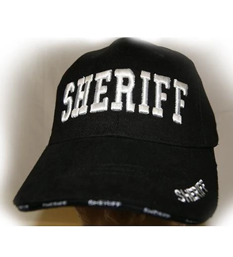 Ruffin Headwear RF-053823 Black SHERIFF Cap