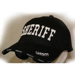 Ruffin Headwear RF-053823 Black SHERIFF Cap