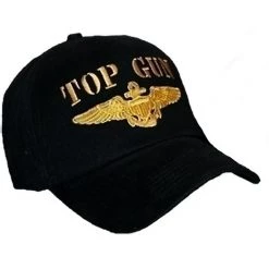 Ruffin Headwear Top Gun Black Cap RF-055186