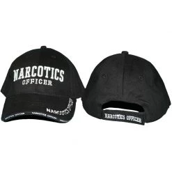 Ruffin RF-301368 Black Narcotics Officer Cap