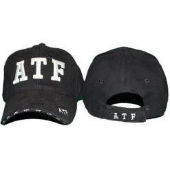 Ruffin RF-301382 Black ATF Officer Cap Headwear