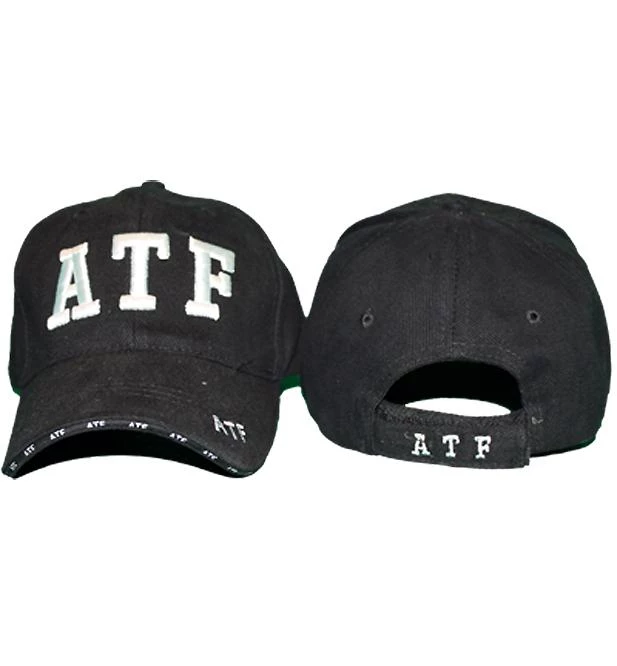 Ruffin RF-301382 Black ATF Officer Cap Headwear