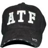 Ruffin RF-301382 Black ATF Officer Cap Headwear
