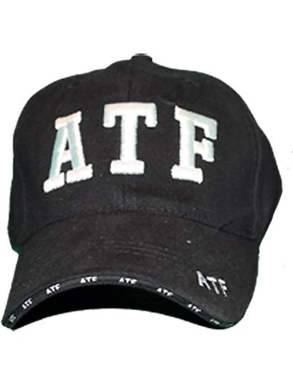 Ruffin RF-301382 Black ATF Officer Cap Headwear