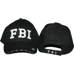 Ruffin RF-302099 Black FBI Police Hat