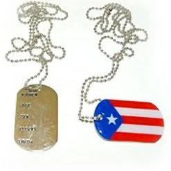 Ruffin Flag Gear Puerto Rico Flag Dog Tag