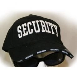 Ruffin Caps RF-5083 Black SECURITY Officer Cap