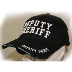 Ruffin Headwear RF-5194 Black DEPUTY SHERIFF Cap