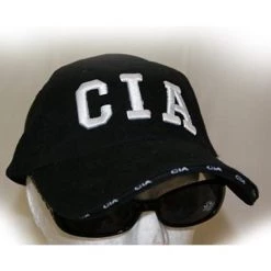 Ruffin RF-5386 Black CIA Cap Headwear