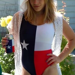 Ruffin Swimwear Texas Flag One-Piece Swimsuit