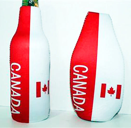 Ruffin Canada Flag Bottle Jacket Koozie