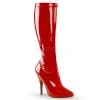 Pleaser Plain Stretch Knee Boot With 5-inch Spike Heel 3-colors PS-SEDUCE-2000
