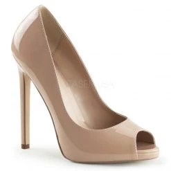 Pleaser Platform Peep Toe Pump With 5-inch Spike Heel 3-colors PS-SEXY-42 Pumps
