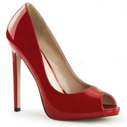 Pleaser Platform Peep Toe Pump With 5-inch Spike Heel 3-colors PS-SEXY-42 Pumps