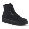Pleaser Men's Wear Unisex High Top Lace-up Creeper Sneaker With Side Zipper PS-SNEEKER-201