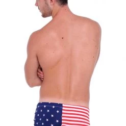 Shore Trendz USA American Flag Men's Briefs Swimsuit Swimwear