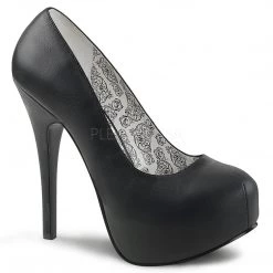Pleaser Hidden Platform Wide Width Pump Shoes With 5-inch Heel 6-colors PS-TEEZE-06W Pumps