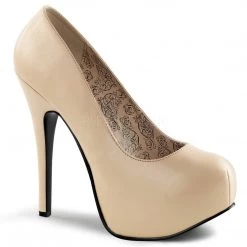 Pleaser Hidden Platform Wide Width Pump Shoes With 5-inch Heel 6-colors PS-TEEZE-06W Pumps