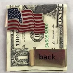 Wright's WC-MCUSA CLOSEOUT-American Flag Money Clip